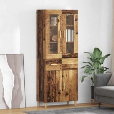 Credenza con cassetto Legno multistrato Storage Highboard per Soggiorno vidaXL