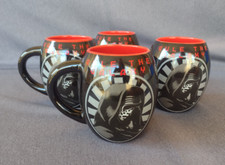 Tazze Star Wars "Regola la Galassia" 18 oz Nero/Rosso - Set di 4 - Nuove Vecchio Stock