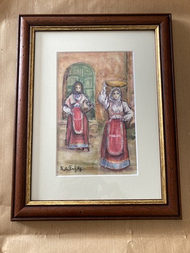 Quadro acquerello sardegna - acquerello,