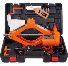 CRIC AUTO ELETTRICO PER AUTO 3T CARRELLO SOLLEVATORE ELETTRICO PORTATILE 12 V