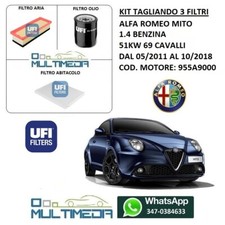 KIT TAGLIANDO 3 FILTRI UFI