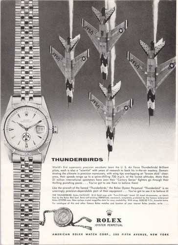 Rolex thunderbird datejust - thunderbird,