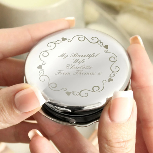 Personalised ornate heart - personalised,