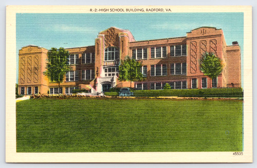 C1930 cartolina radford high - cartolina,