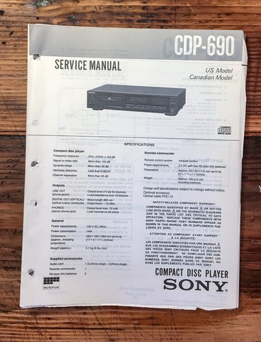 Sony cdp 690 lettore - sony, cd