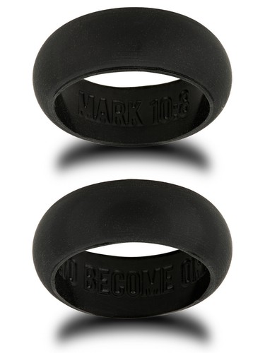 Anello silicone nero - in,