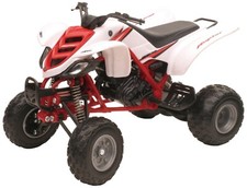 NEWRAY - Quad de couleur Blanc et rouge - YAMAHA Raptor 660R - 1/12 - NEW42923