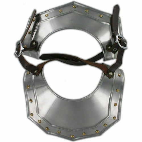 Medievale metallo gorgiera - metallo,