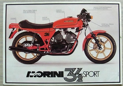 Moto morini sport - morini, scheda
