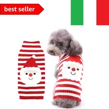 Maglione Natale Cane Maglioncino Natale Cane Gatto Costume Natales Canes Magl...