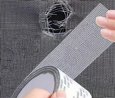 NASTRO ADESIVO 50cm A RETE PER ZANZARIERA zanzare finestre porta insetti ripara