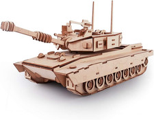 Puzzle 3D Legno, Modellini Serbatoio Da Costruire, Costruzioni Legno, Kit Fai Da