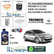 KIT TAGLIANDO FILTRI OLIO