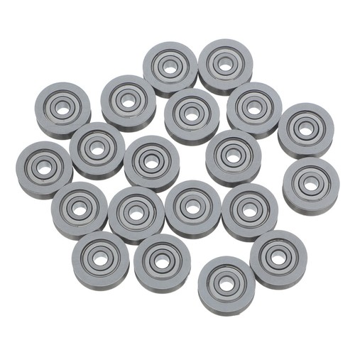 20pz mini ruote puleggia guida - 20pz,