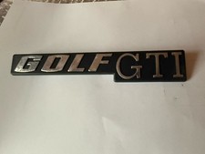 Scritta GOLF GTI posteriore