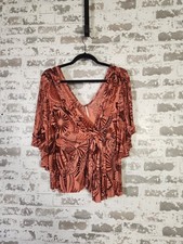 Blusa Boho Stampa Farfalla
