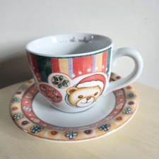 Thun Tazza Colazione Natale e Colori. Caffè,  Cappuccino, Tazzina. Nuova