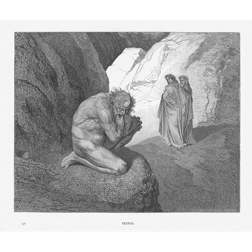 Gustave dore plutus stampa - gustave,