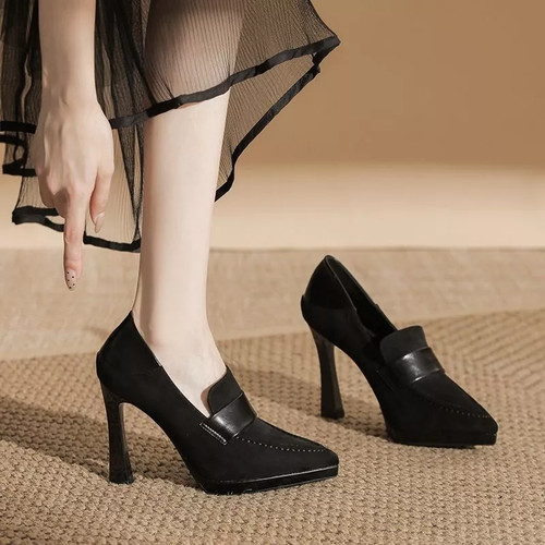 Decolte nero eleganti tacco - nero, 10