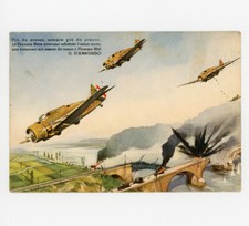 Regia Aeronautica 5 Stormo Aereo Breda BA65 Comminus Bombardamento Cartolina