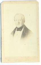 440-CDV Carte de visite Albumin man Alexander Manzoni? ph Leidi Bergamo