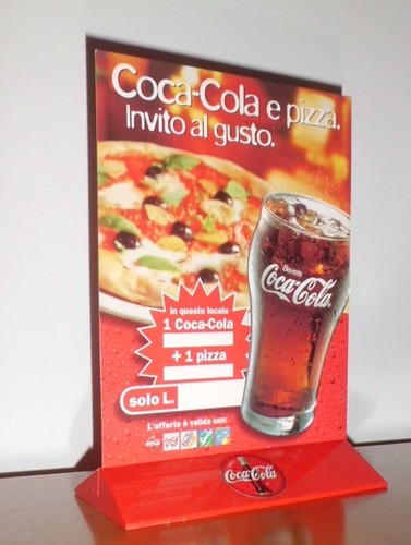 Cartello tavolo coca - tavolo,