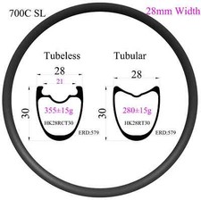 Cerchio in carbonio Gravel