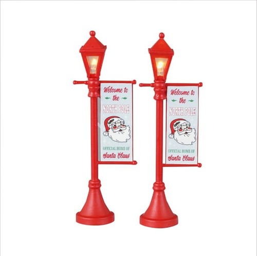 Lemax noth pole lamppost - lemax, 34091