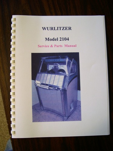 Manuale jukebox wurlitzer - manuale,