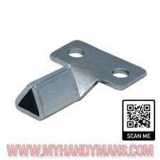 Cassetta contatore utilità servizio triangolare metallo chiave gas letture elettriche