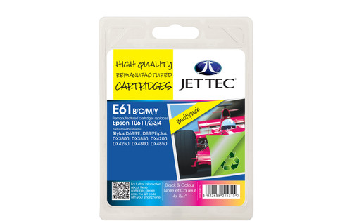 Jet tec e61bcmy cartucce - jet,