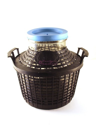 Damigiana con cesto cupola - con,