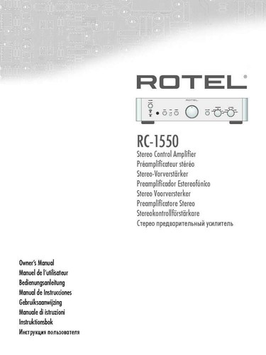 Rotel 1550 amplificatore - rotel,