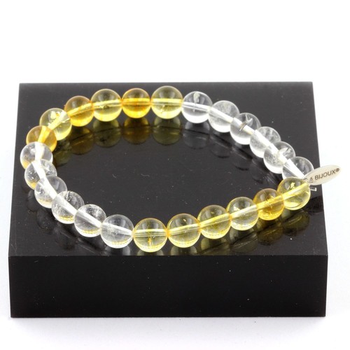 Bracciale perle quarzo - di, +