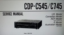 manuale utente lettore multi cd player sony cdp c545 c745 carta formato a4