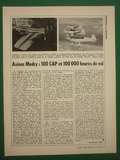 3/1978 ARTICLE 1 PAGE AVIATION AVIONS MUDRY : 100 CAP ET 100000 h DE VOL EFIPN