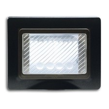 Placca autoportante stagna IP55 colore grigio scuro 3 Moduli Ave 44SP03GSL