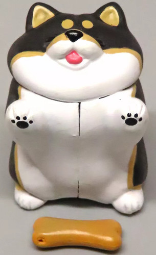 Mini figure shiba - mini, (nero)