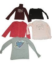 (20) lotto 5 magliette bambina