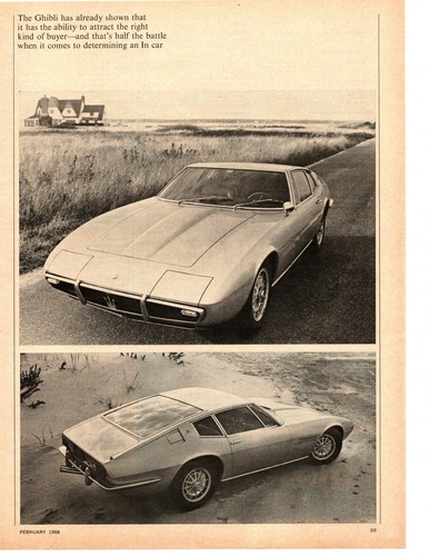 Maserati ghibli 1968 prova - ghibli, ~