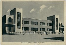 cz557 cartolina casarano edificio scolastico provincia di lecce puglia