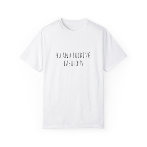 Shirt compleanno - t-shirt, 40°