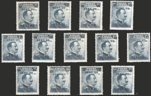 Egeo 1916 michetti - 20, c