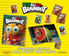 PANINI SKIFIDOL ITALIAN BRAINROT STICKER COLLECTION FIGURINE SCELTA N.157-N.300