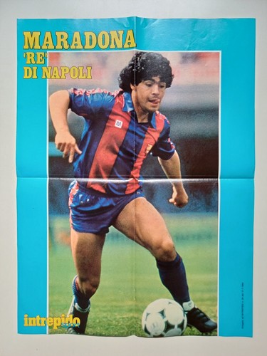 Poster maradona napoli - re, napoli"