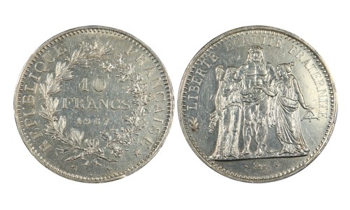 Francia francs 1967 in - francia, 10