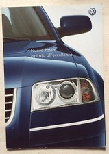 Depliant Volkswagen Passat Berlina In Italiano Novembre 2000