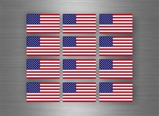 12x sticker adesivi usa bandiera americana america stati uniti scrapbooking r2