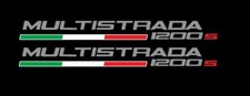 2 Adesivi DUCATI MULTISTRADA 1200 S bandierina italia tutti COLORI DISPONIBILI 
