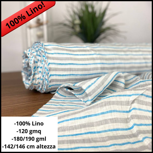 Tessuto puro lino per tende - tessuto,